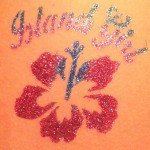 'Island Girl' Glitter Tattoo 'Island Girl' Glitter Tattoo