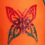 Multi-color Butterfly Glitter Tattoo Multi-color Butterfly Glitter Tattoo