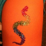 'Tribal Serpent' Glitter Tattoo 'Tribal Serpent' Glitter Tattoo