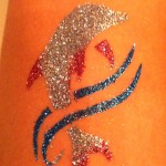 'Leaping Dolphin' Glitter Tattoo 'Leaping Dolphin' Glitter Tattoo