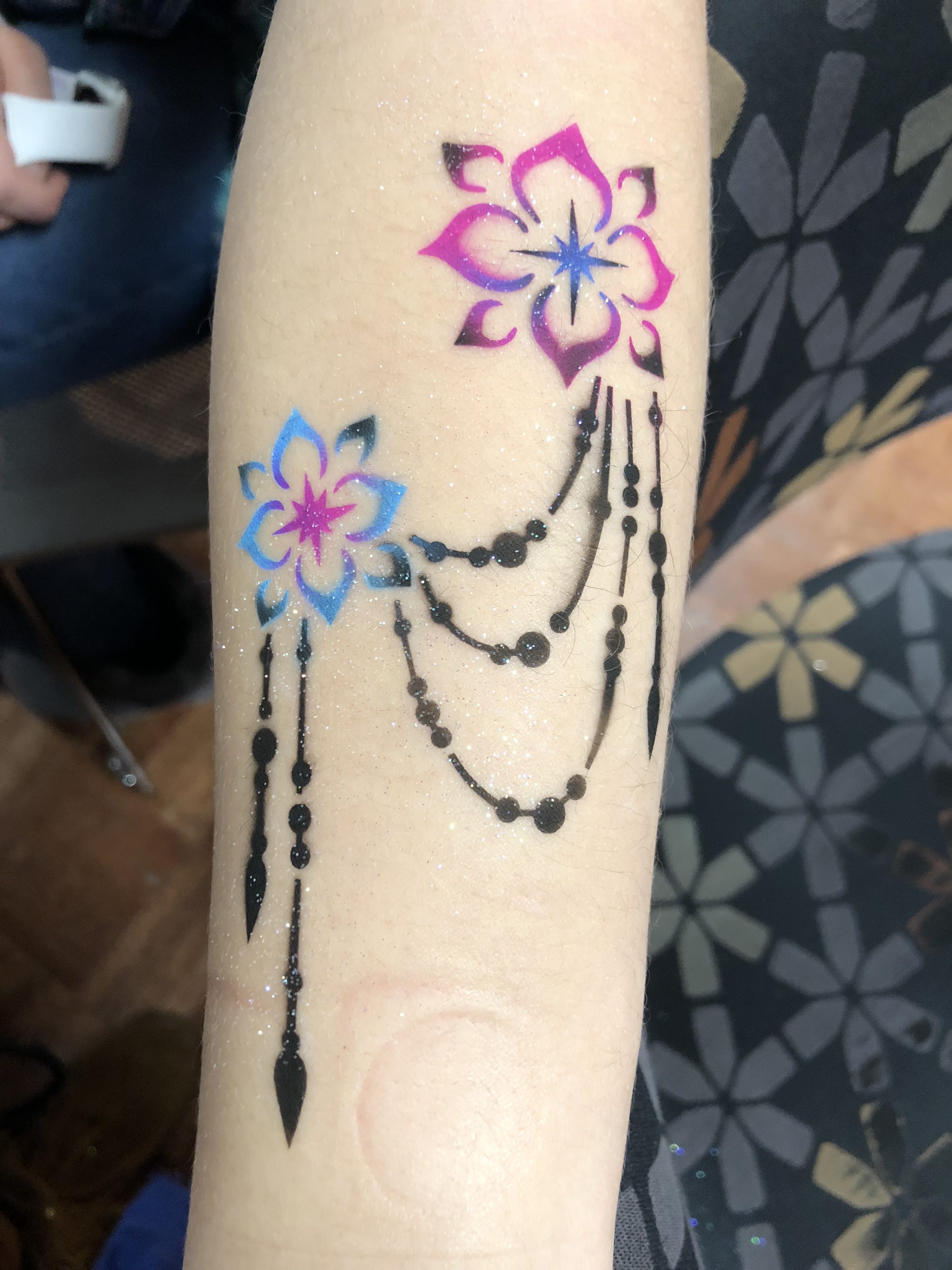 Airbrush Henna Washington DC and Virginia Face Painting